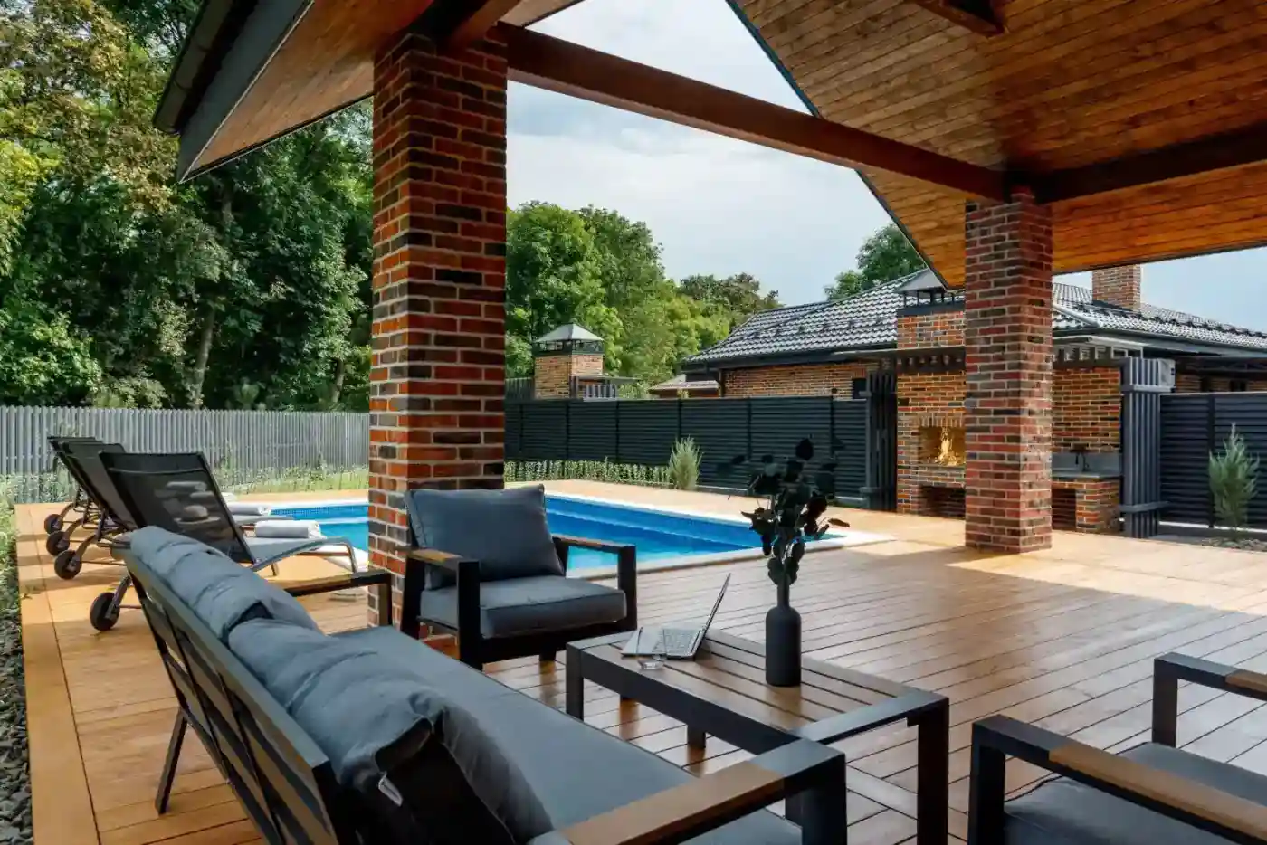 La Villa Pine - Вид с террасы